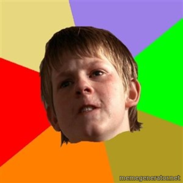 Angry School Boy meme template