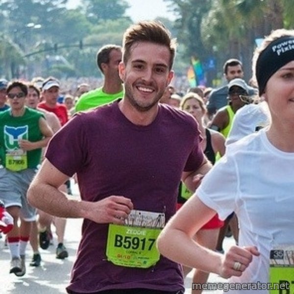 Ridiculously photogenic guy (Zeddie) meme template