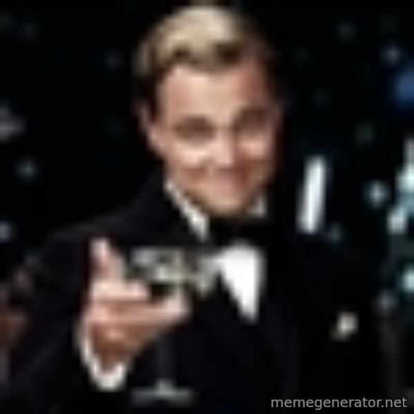 Di Caprio Gatsby meme template