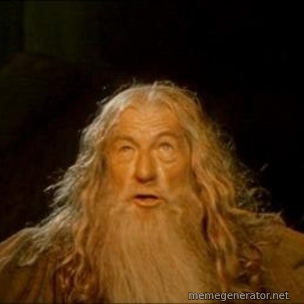 You Shall Not Pass meme template