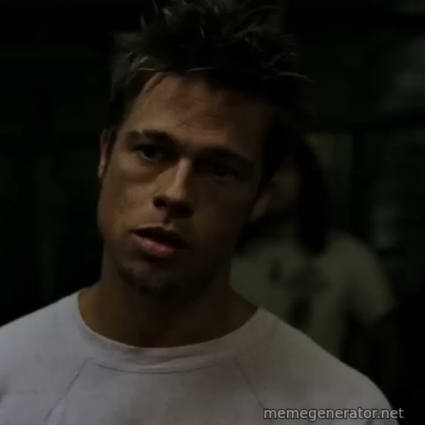 Tyler Durden meme template
